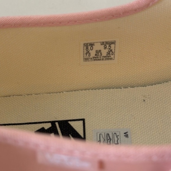 Vans Mary Jane Shoes, 9.5W, Pink Satin - Picture 5 of 5